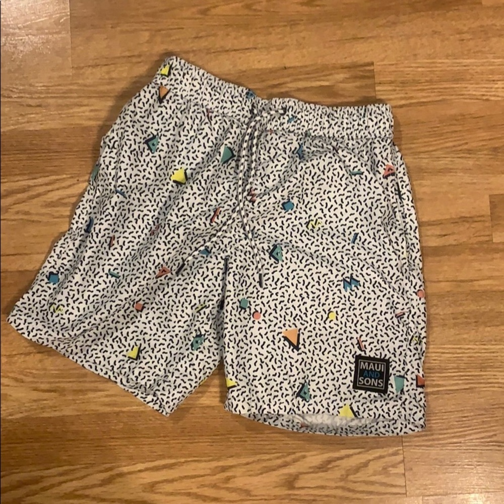 Maui and Sons swim trunks